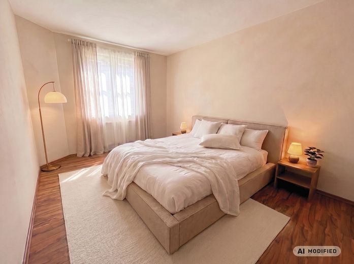 Luminoso appartamento di 2 locali con balcone esposto a sud – parzialmente arredato, 3° piano con ascensore a Gostenhof – Schlafzimmer Neu
