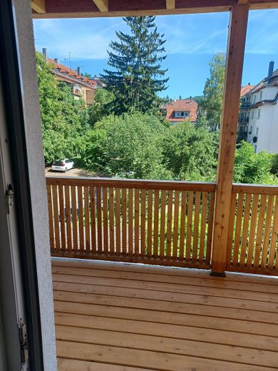Aussicht vom Balkon