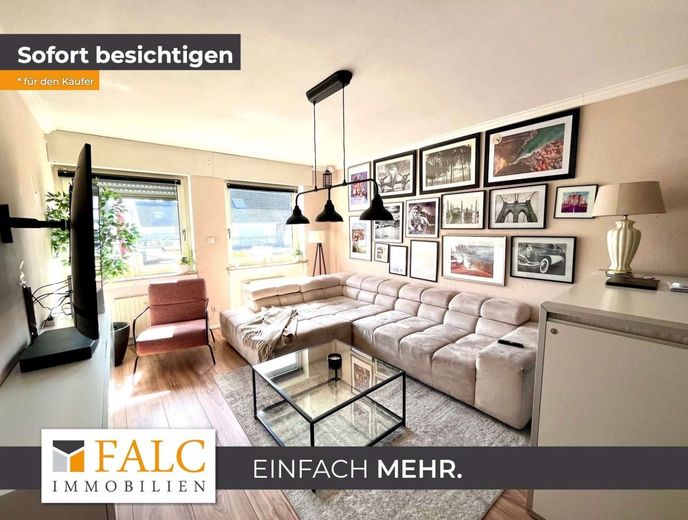 Vermietete Kapitalanlage in Essen-Altenessen – Wohnzimmer