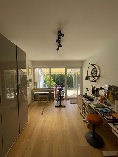 Mieszkaj jak we własnym domu | mieszkanie na parterze o powierzchni 105 m² z prywatnym ogrodem, ogrodem zimowym i garażem w Velpke – Arbeitszimmer