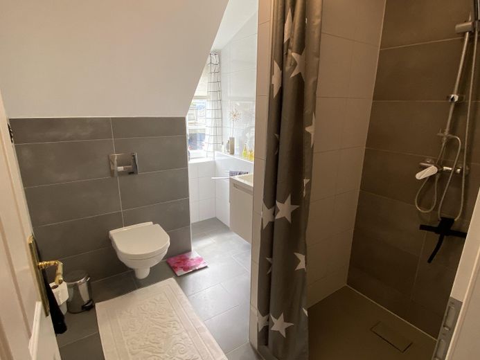 Freistehendes, individuelles  Architektenhaus mit separat gelegener Einliegerwohnung – Badezimmer 1
