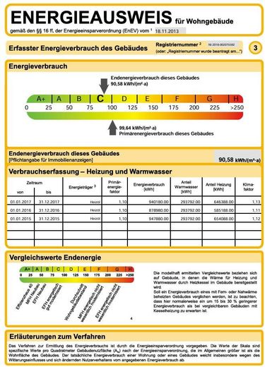 Appartamento di 3 locali appena ristrutturato con vista sul Deister, balcone, cucina componibile e ascensore a Berenbostel – Energieausweis