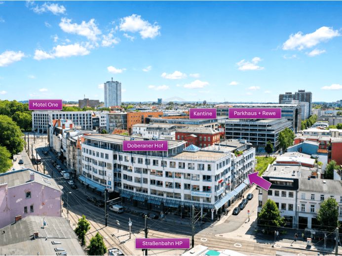 Praktische Büro-/ Praxisfläche in der Rostocker KTV am Doberaner Platz – Foto 1