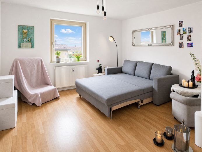 KANDERN : RENDEMENT DE 5,5 % – RÉNOVATION PAYÉE, VALORISATION INCLUSE – Wohn/ Schlafzimmer
