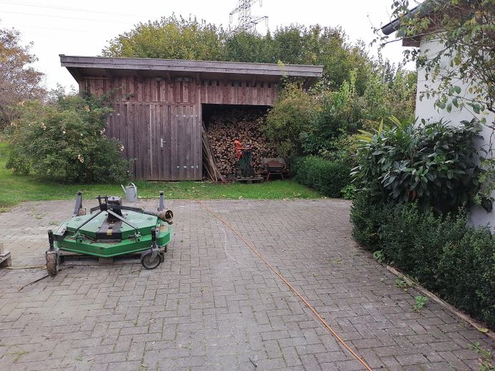 Holzschuppen, Heizöllager