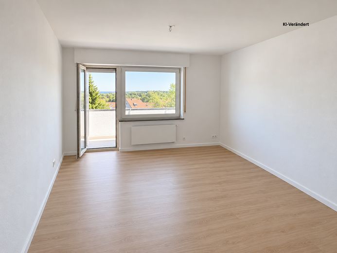 Piso reformado de 3 habitaciones con balcón y cocina equipada – Wohnzimmer