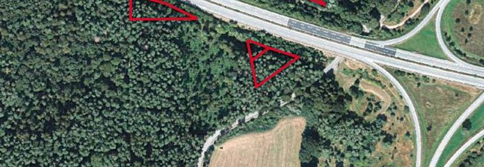 Waldflächen in 23992 Zurow, an der A 20