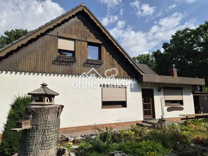 Terreno soleggiato (lato sud) con bifamiliare, piscina, laghetto, garage, posto auto – Foto 1