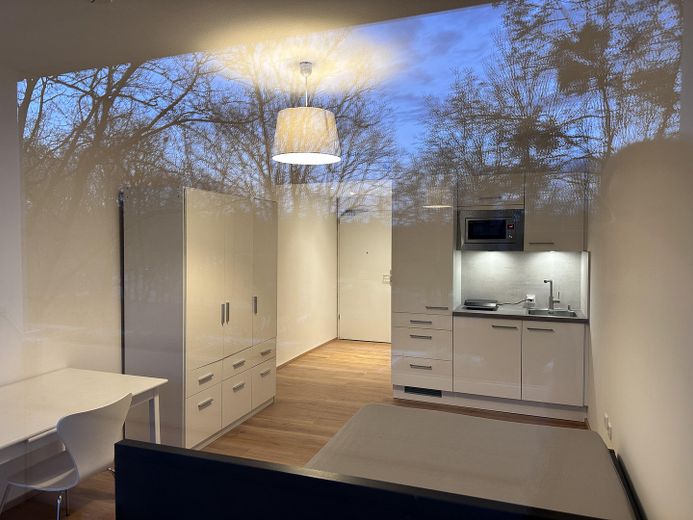 Helle 1-Zimmer-Wohnung mit Balkon — vollrenoviert, möbliert — München- Forstenried – Foto 1