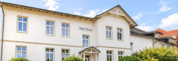 Live where others vacation – bright 3-room apartment with south-facing balcony in Binz