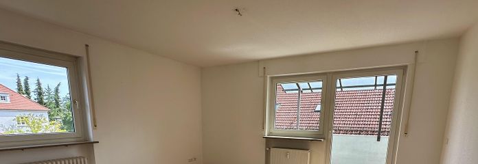 Frisch renovierte 2,5-Zimmer-Wohnung mit Blick ins Grüne in Erlenstegen – Wohnzimmer