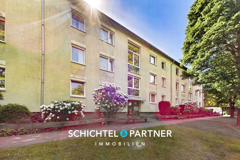 Huchting | Gepflegte 3-Zimmer-Wohnung im Hochparterre mit Balkon – S&amp;P | Titelbild