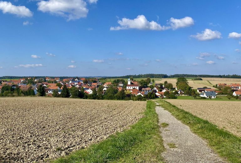 Blick auf Oberappersdorf 