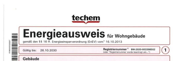 Energieausweis