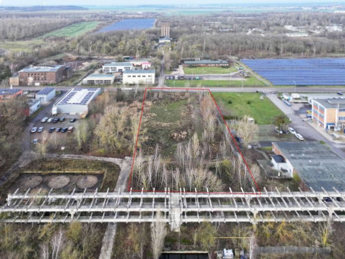 Erschlossenes Gewerbeareal nahe Magdeburg- Ideal für Ihr Business in Schönebeck *PROVISIONSFREI – Suedliches Luftbild