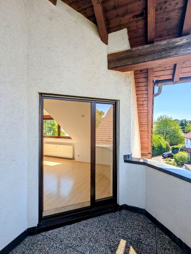 Helle 3-Zi.-Wohnung + West-Balkon & TG-Stellplatz – Balkon