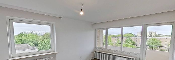 Ansicht I: Wohn- und Esszimmer