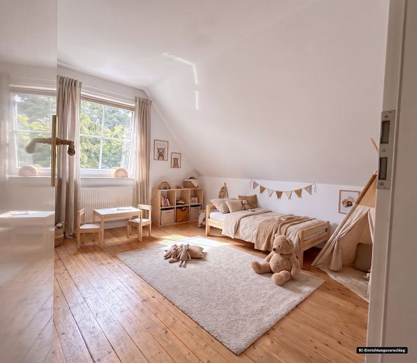 Familienfreundlich wohnen in Egestorf – freistehendes Einfamilienhaus mit Südterrasse – Kinderzimmer