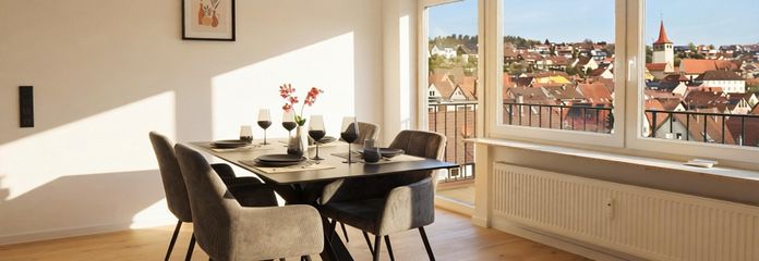 Esszimmer mit Ausblick