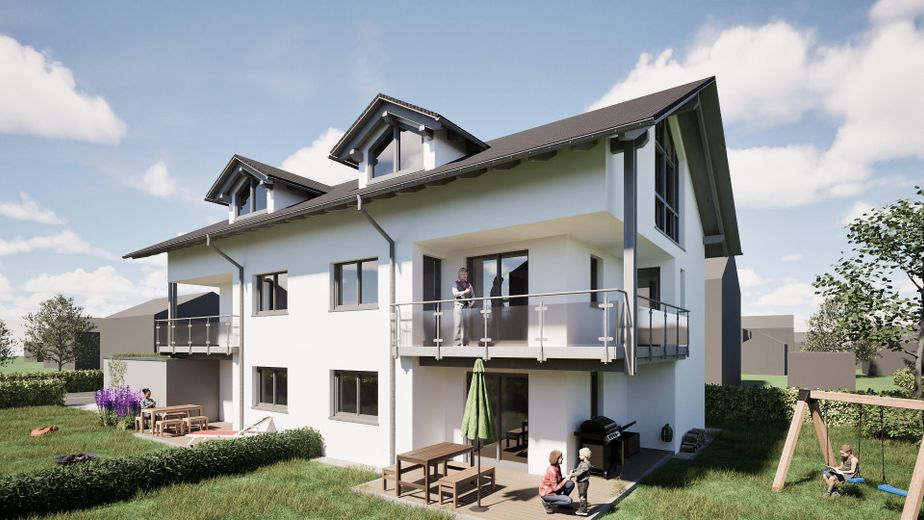 Traumhafte Doppelhaushälfte (Westseite) in ruhiger bevorzugter Lage - PROVISIONSFREI – Visualisierung Südost