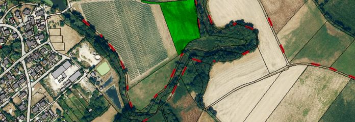 Übersicht Lage Grundstück