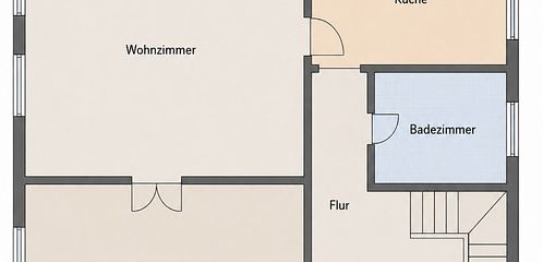 Erstbezug nach Sanierung! 2-Zimmer Wohnung im Ortskern von Lühnde