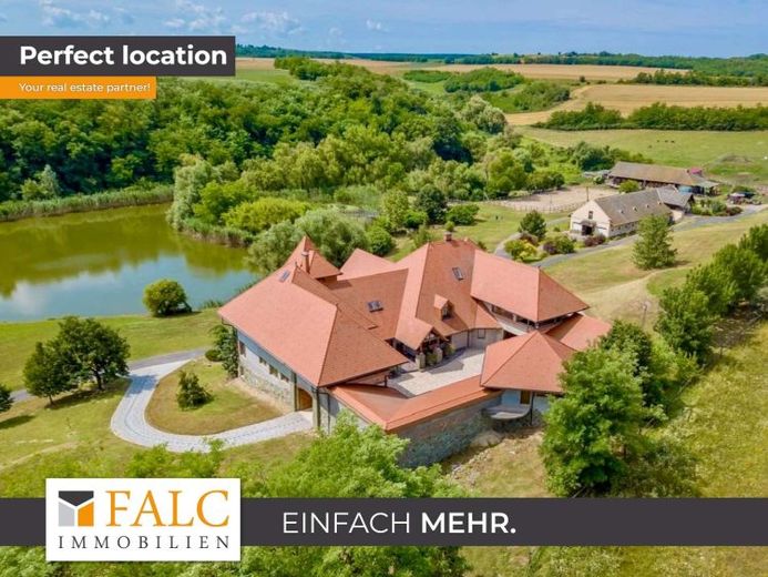 Tenuta esclusiva con struttura equestre, lago balneabile, 5 appartamenti e potenziale di ampliamento vicino al Balaton – Foto 1