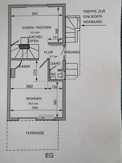 192 m²’lik geniş aile evi – modernize edilmiş, 7 oda, 3 banyo ve B enerji sınıfı – Erdgeschoss