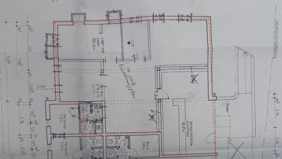 Gewerbeeinheit 1 : 152qm