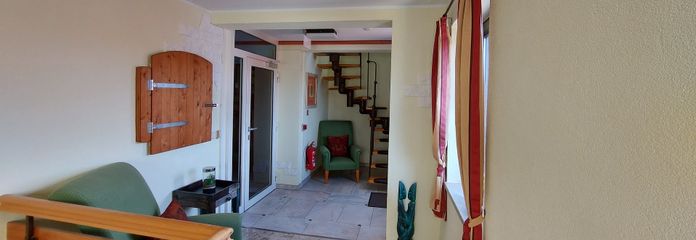 Treppenaufgang zur Wohnung