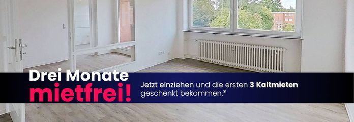 BIS ZU 3 NKM FREI: Schöne 3-Zimmer-Wohnung mit BALKON und intelligentem Grundriss in Kappeln-Ellenberg