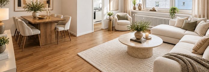 Investimento in una posizione privilegiata – Appartamento moderno di proprietà a Colonia-Ehrenfeld – Wohnzimmer