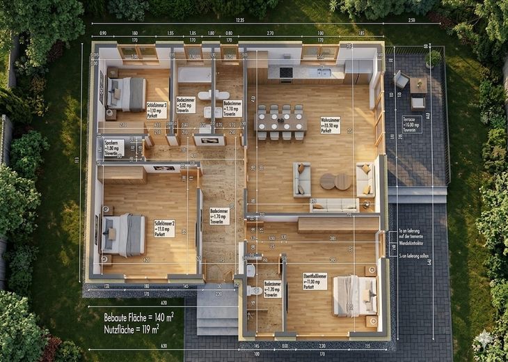 Fertighaus Modulhaus zu verkaufen – Foto 5