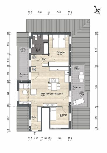 Grundriss 2D