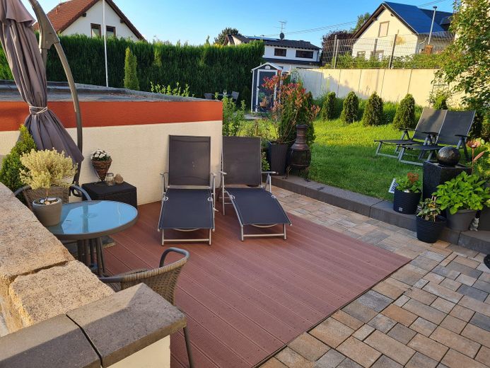 Terrasse vor Haustür