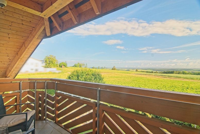 Prestigious A+ country house with in-law apartment on park-like grounds – Blick vom Nordbalkon
