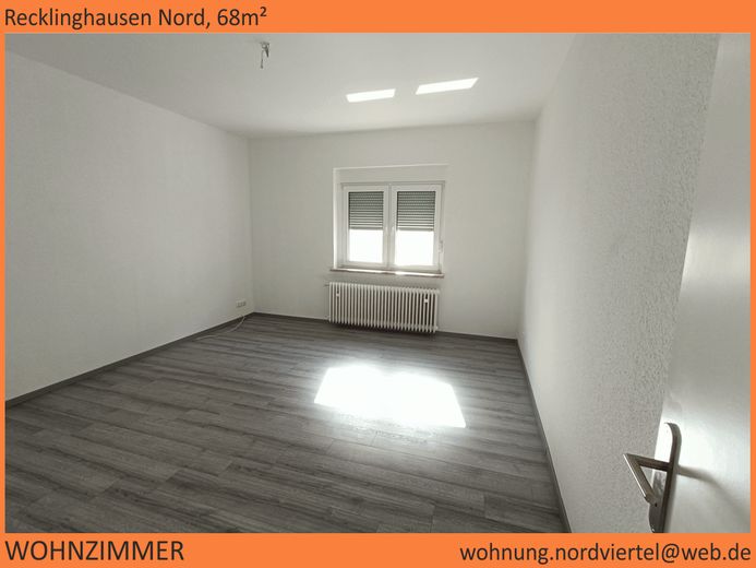 Nordviertel, schöne 68m²-Wohnung im 1.OG, saniert – Wohnzimmer