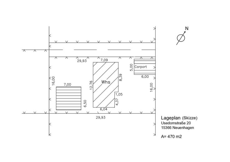 grundsaniertes EFH im Grünen - provisionsfrei – Lageplan