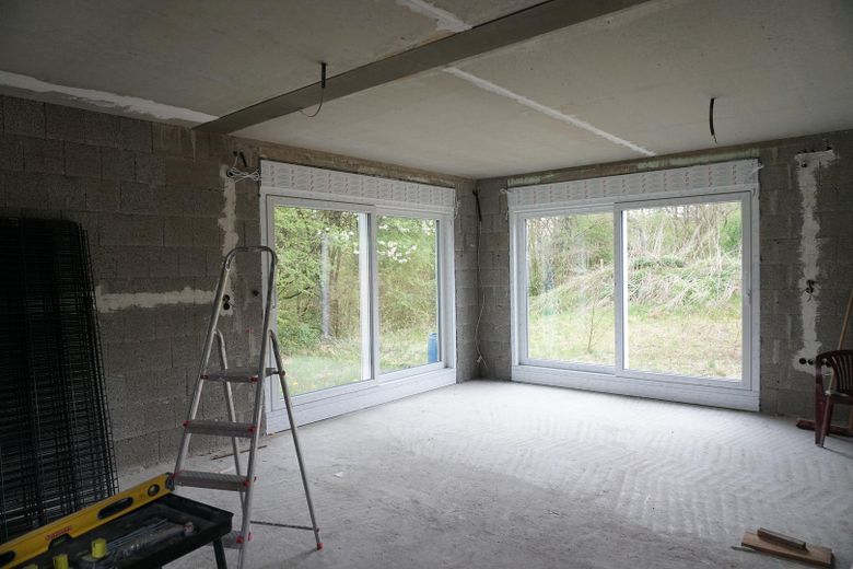 EG Wohnraum mit ebenem Ausgang