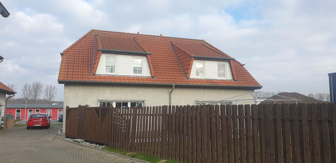 Ansicht von Süden - linke Haus