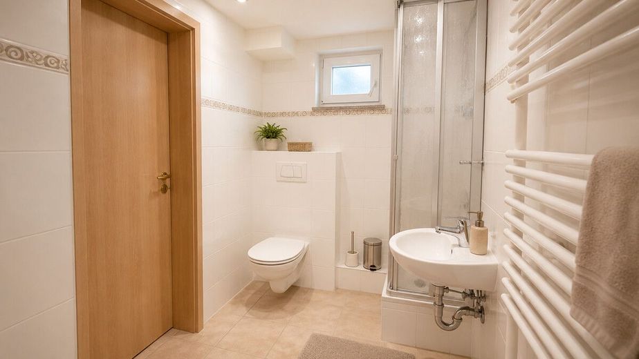 PROVISIONSFREI | 182 m² Familienhaus mit separatem Wohnbereich in ruhiger Sackgasse – Souterrain - Badezimmer