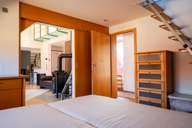 Blick aus dem Schlafzimmer