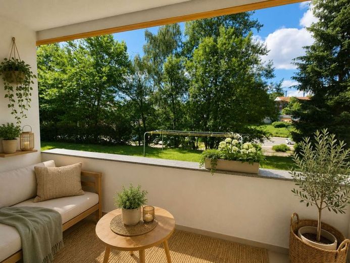 Kleines Wohnidyll zum Mitgestalten! Singlewohnung im Erdgeschoss in ruhiger + grüner Wohnlage – Foto 1
