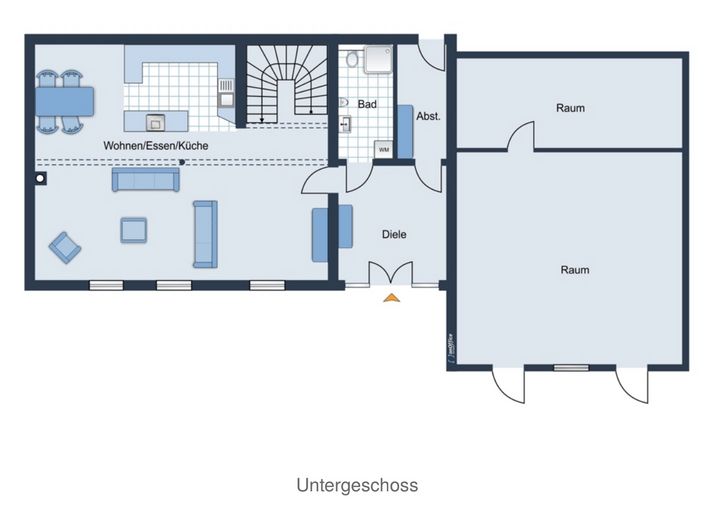 Provisionsfrei: Exklusives EFH mit Remise bei Potsdam & Berlin – Grundriss Untergeschoss