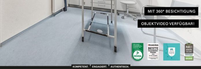 PRAXISVIELFALT: Vielseitig nutzbare Praxisfläche mit Behandlungs-, OP- und Röntgenbereich