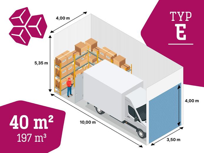 Magazzino capannone commerciale garage deposito a Reinfeld vicino a Lubecca, autostrada A1 – Lager Typ E mit 40qm Reinfeld