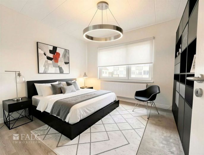 Vahrenwald- piso de 3 habitaciones con balcón en el 3er piso con bonita vista (sin ascensor) – Modernisierungsvorschlag