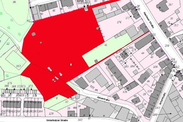 GROSSES BAUGRUNDSTÜCK
IN ZENTRALER LAGE VON REMSCHEID-HASTEN