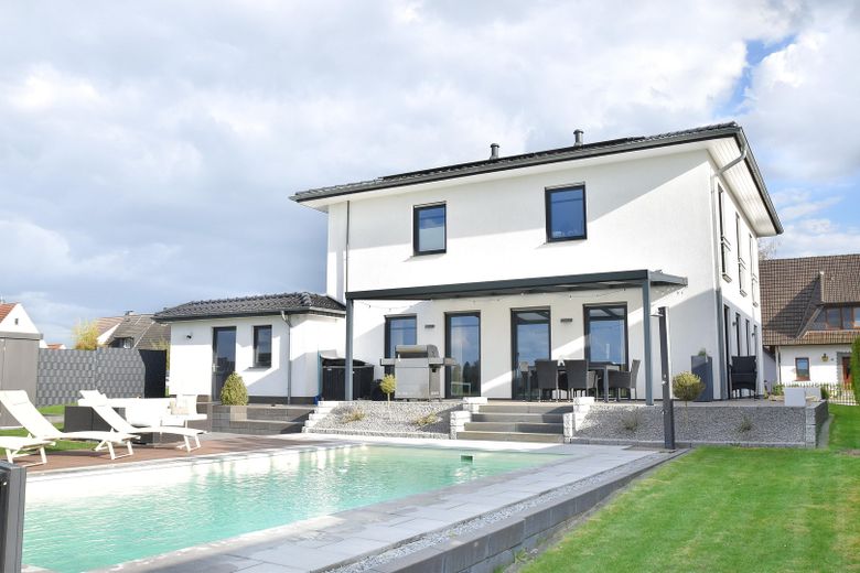 Rückseite des Hauses