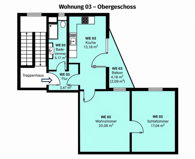 Luminoso apartamento de 2 habitaciones con balcón y cocina equipada: vida tranquila cerca de Zossen y Trebbin – Foto 11